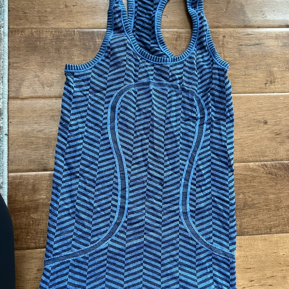 Lululemon blue racer back tank top - Picture 3 of 3